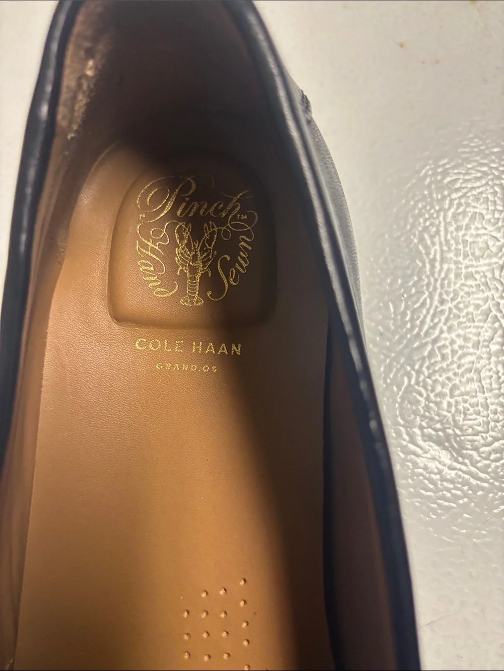 NWOT Cole Haan Black Leather Penny Loafers